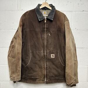 Vintage Carhartt Sherpa-Lined Ridge Jacket “Dark Brown” C61